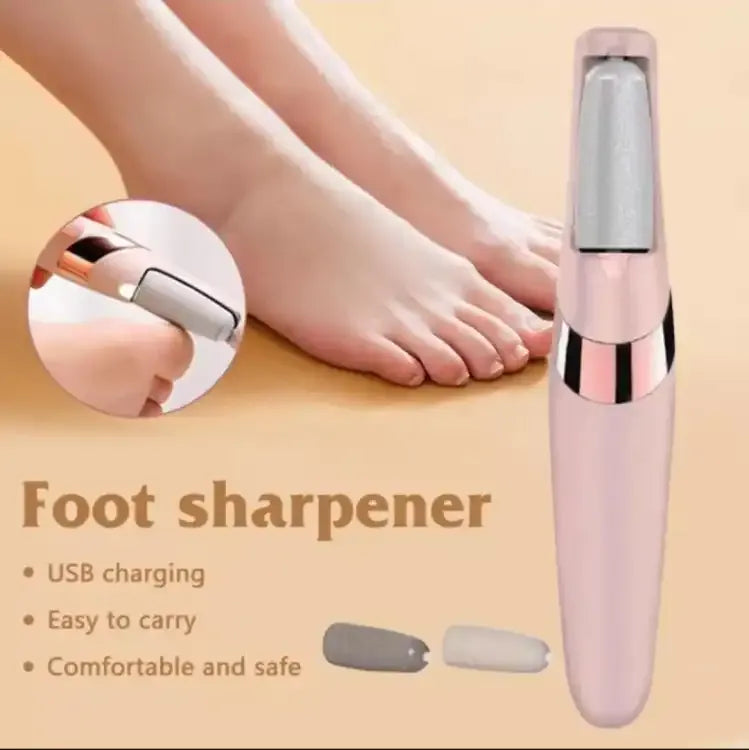 Flawless Pedi Rechargeable Electric Foot File – Gentle Callus & Dead Skin Remover for Smooth Feet