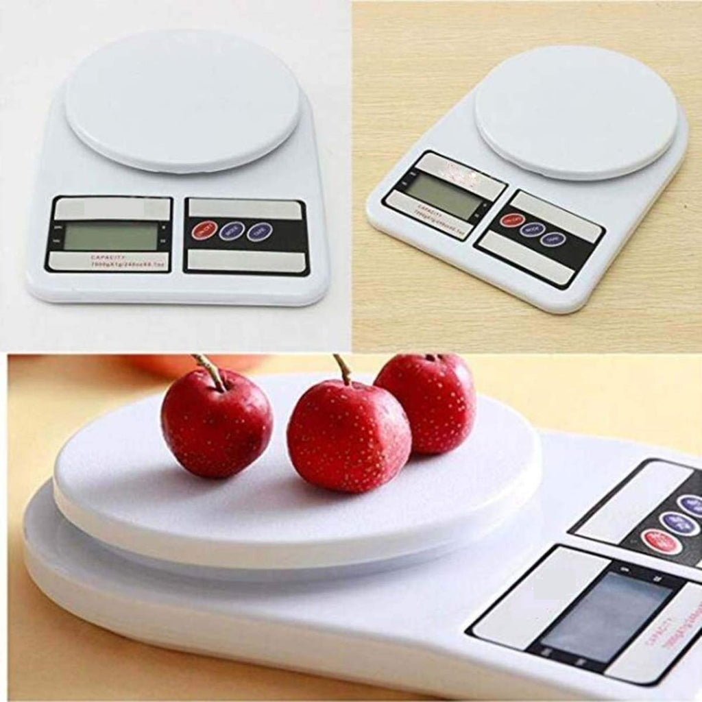Digital Kitchen Weighing Scale - 10kg Capacity, Durable & Accurate (g & oz Measurement, No-LED)