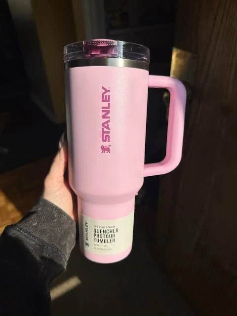 Stanley Flip Straw Tumbler 40oz (1200ML) – Insulated Stainless Steel Travel Cup / Mug with Handle