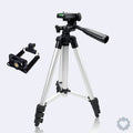 3.5 Feet Extendible & Adjustable Tripod Stand for Mobile & DSLR Cameras – Model 3110 with Mobile Holder & Carry Bag