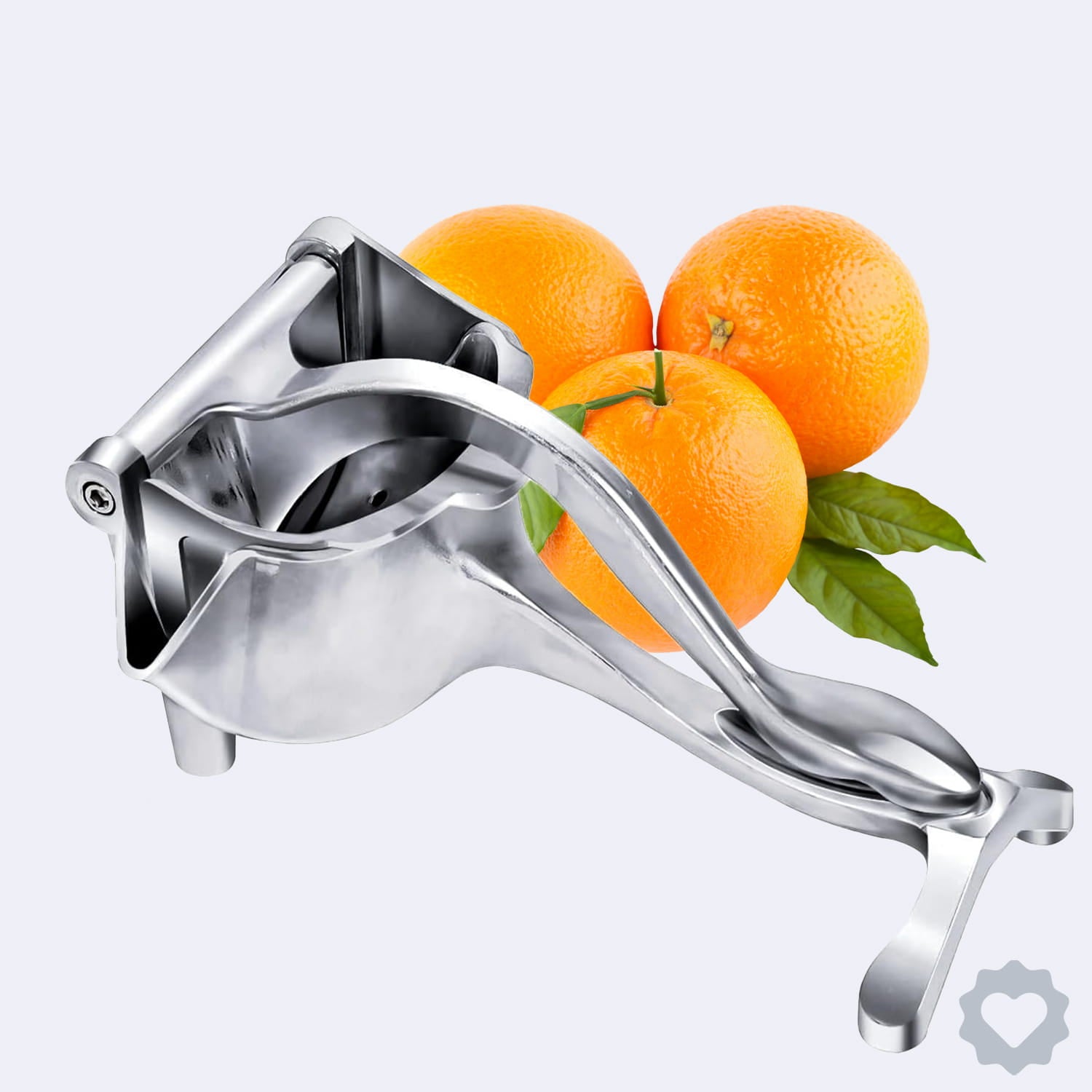 Stainless Steel Manual Fruit Juicer | Lemon & Orange Handheld Clip Squeezer | Portable No-Electric Juicer