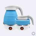 Foldable Electric Kettle Easy to Carry – 600ml Portable Collapsible Silicone Travel Kettle (Fast Boiling)