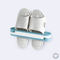 3-in-1 Wall Mounted Folding Shoes & Slippers Rack – Bathroom Organizer